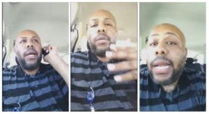 A man who identified himself as Stevie Steve is seen in a combination of stills from a video he broadcast of himself on Facebook in Cleveland, Ohio, U.S. April 16, 2017. Stevie Steve/Social Media/ Handout via REUTERS ATTENTION EDITORS - THIS IMAGE WAS PROVIDED BY A THIRD PARTY. EDITORIAL USE ONLY. NO RESALES. NO ARCHIVE TPX IMAGES OF THE DAY