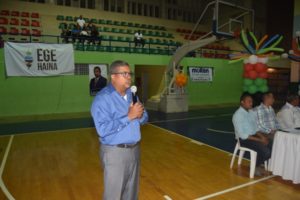 Torneo baloncesto es dedicado al ministro Andrés Navarro