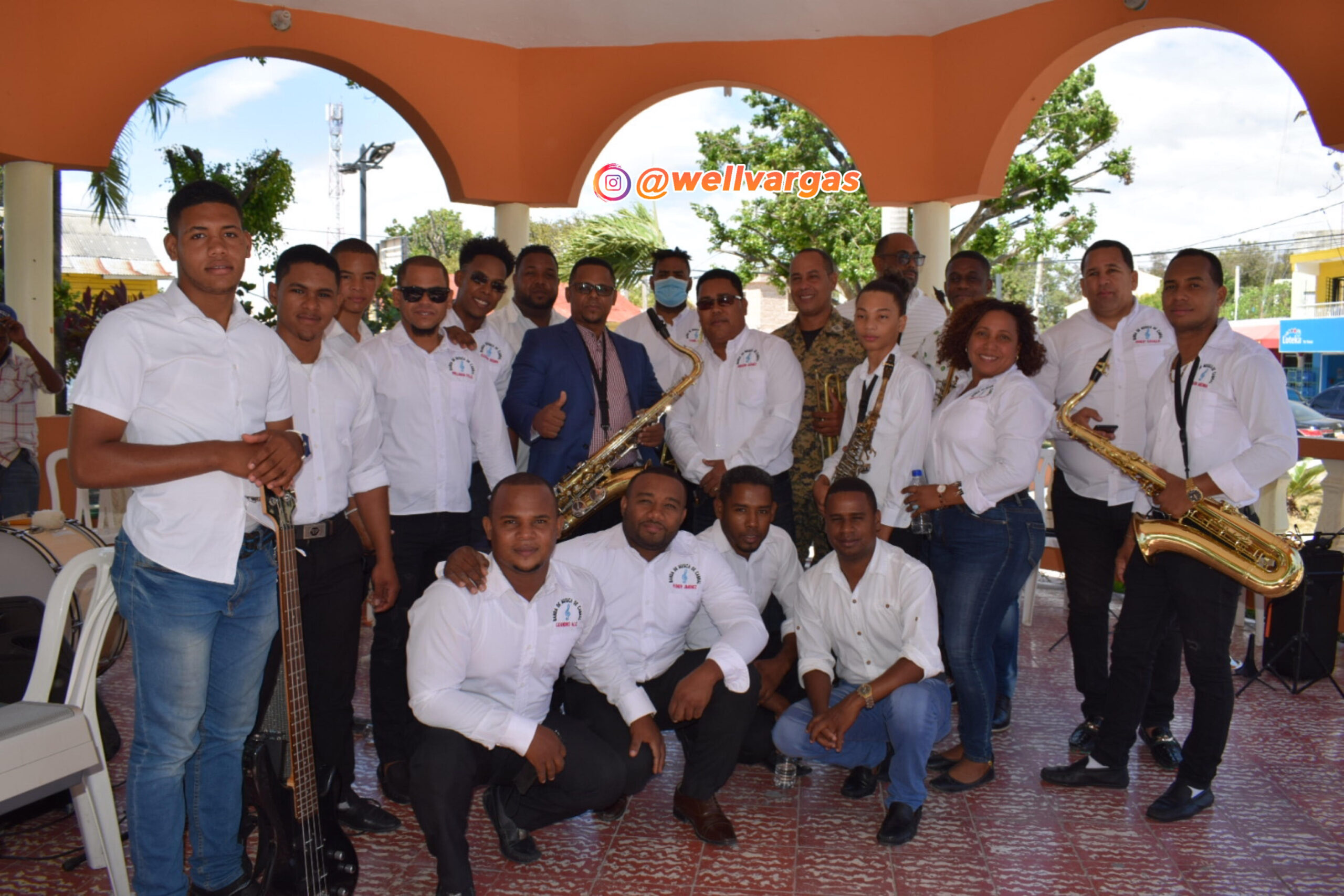 Banda musical de Cabral realiza concierto de independencia 