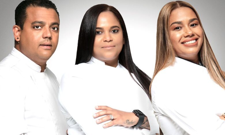 chefs dominicanos Amilkar Gonell, Pamela Gonell y María Marte